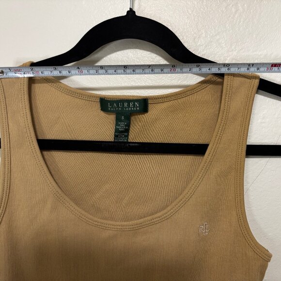 Lauren Ralph Lauren Tan Tank Top Size Small - Picture 7 of 7